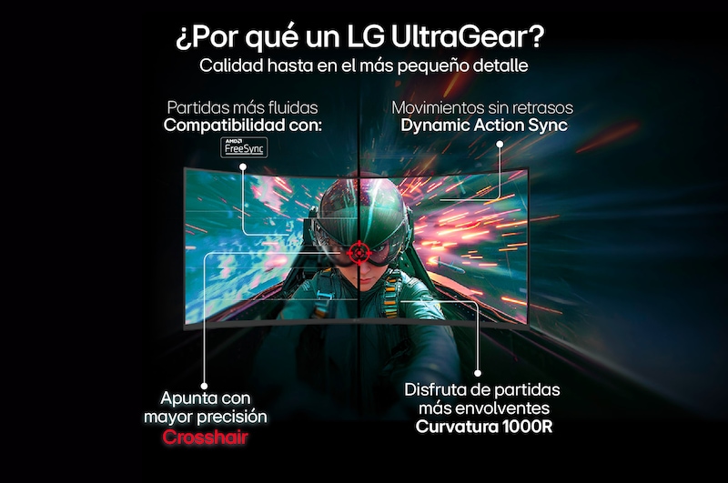 por que el 27" Monitor Curvo Gamer UltraGear™